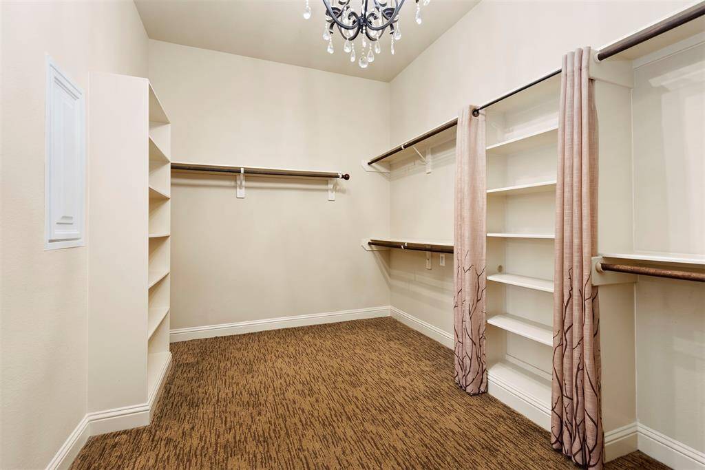 Primary closet