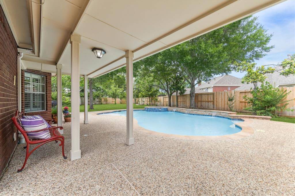 Covered patio