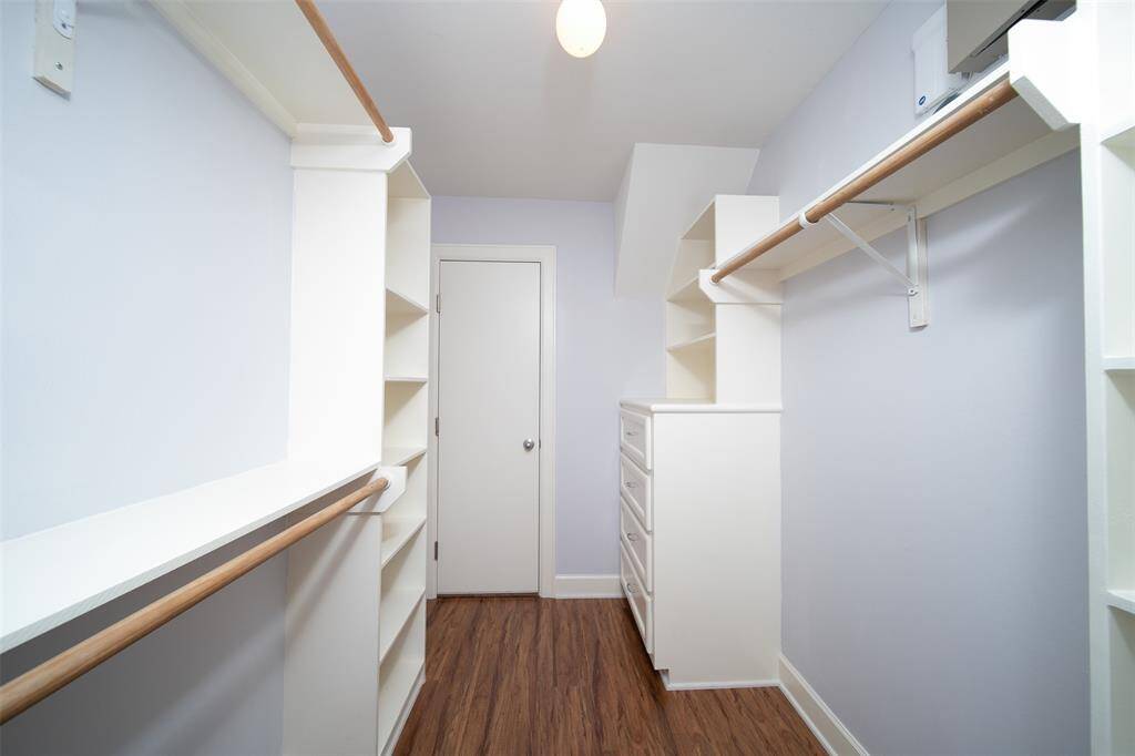 Master bedroom closet