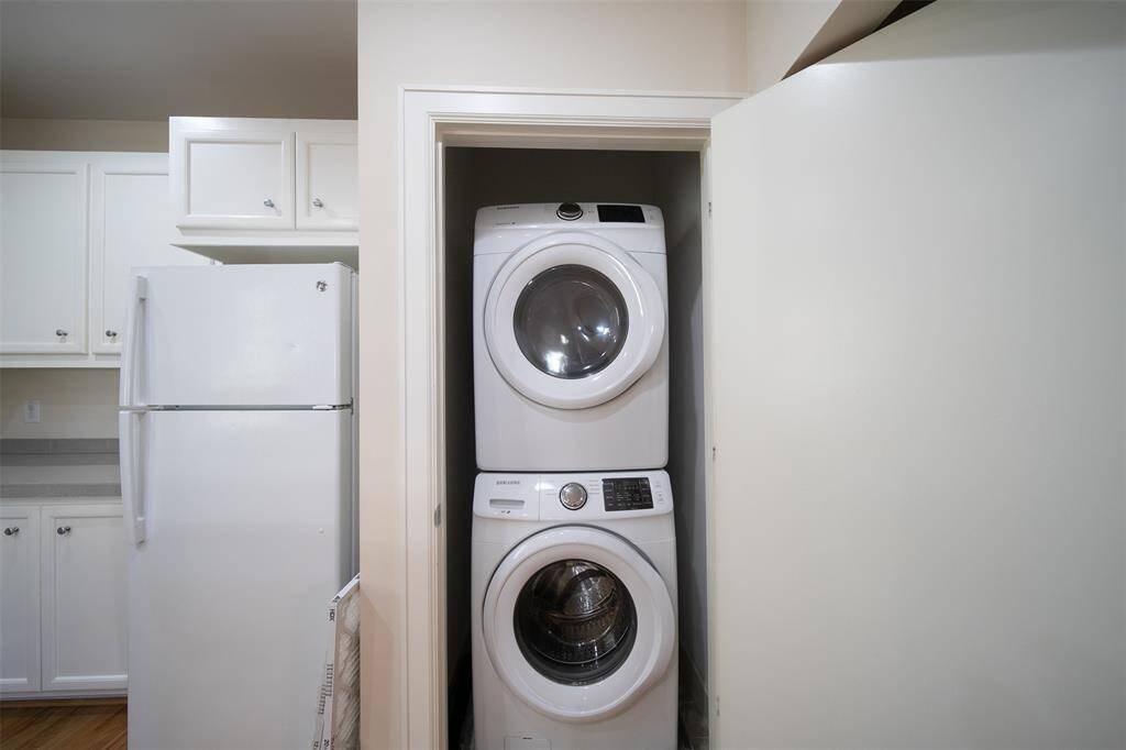 Stacked laundry