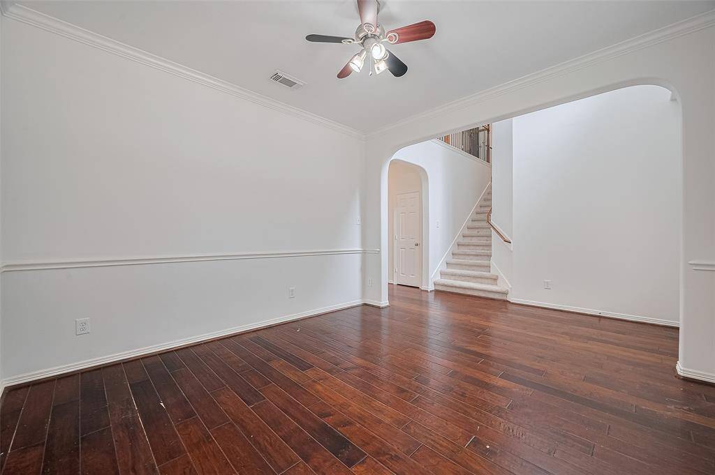 Newly installed ceiling fans in the living area enhance comfort year-round.