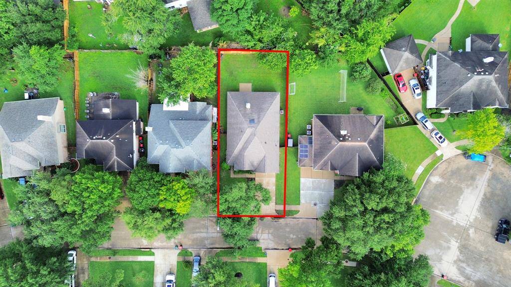 Aerial view of your home and lot size. Located in a highly sought after gated community!