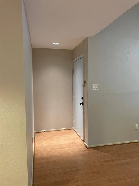 Interior view facing the front door