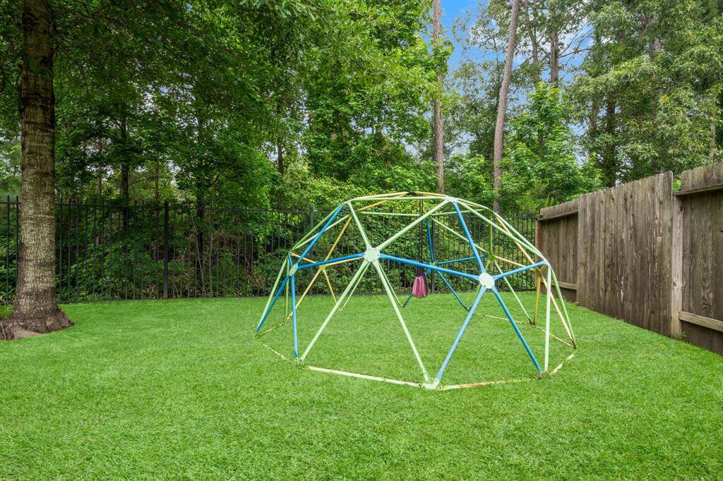 Children's playset included.