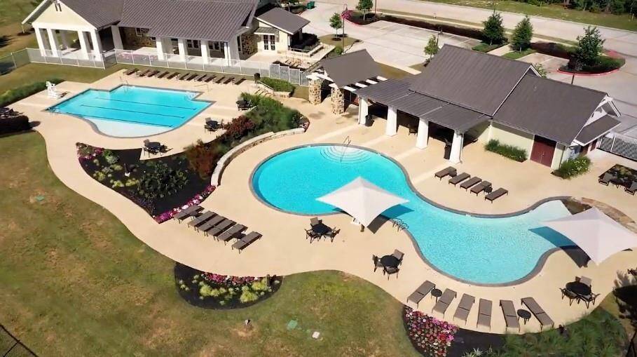 Community pools and clubhouse.