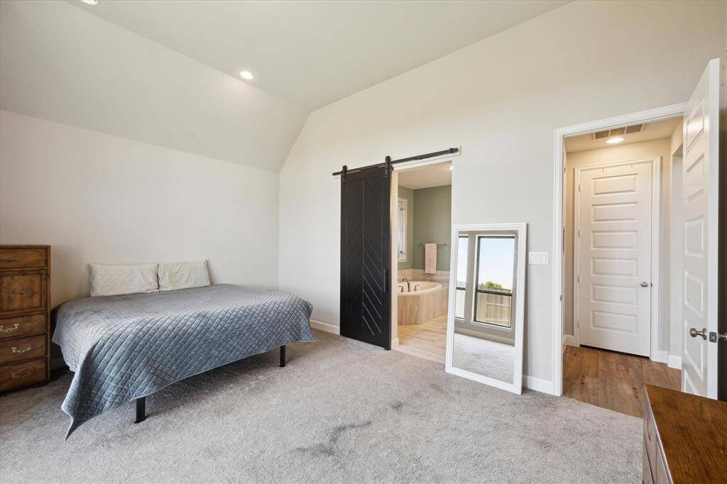 Primary bedroom with ensuite.