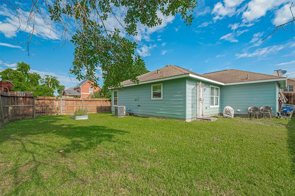 A view of the home from the back fenceline.