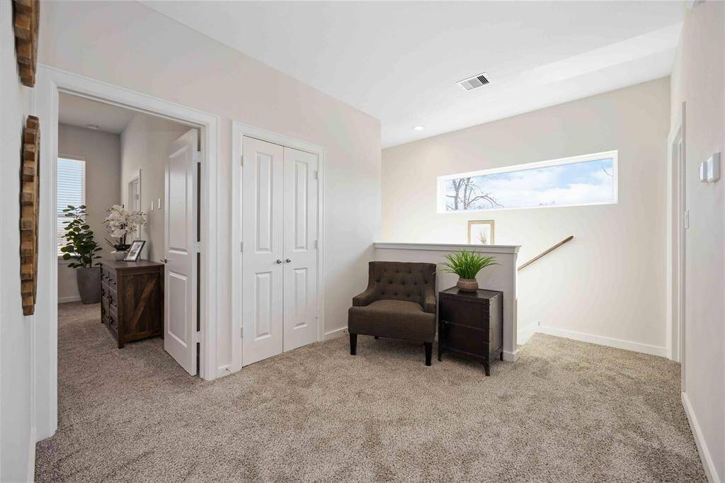 2nd Floor Hall View: Flex/Office/Study Area and Primary Entry