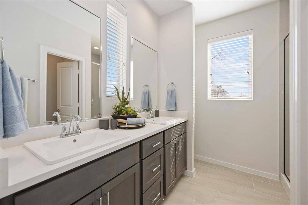 Primary Bath: Double Sink Vanity