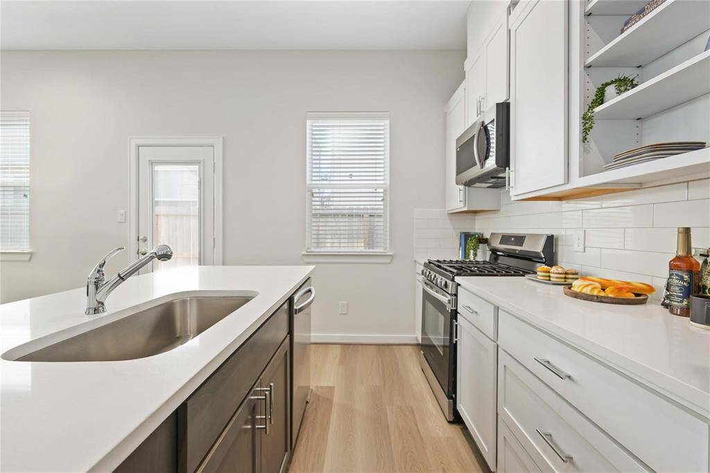 1st Floor Kitchen View, Quartz Countertops