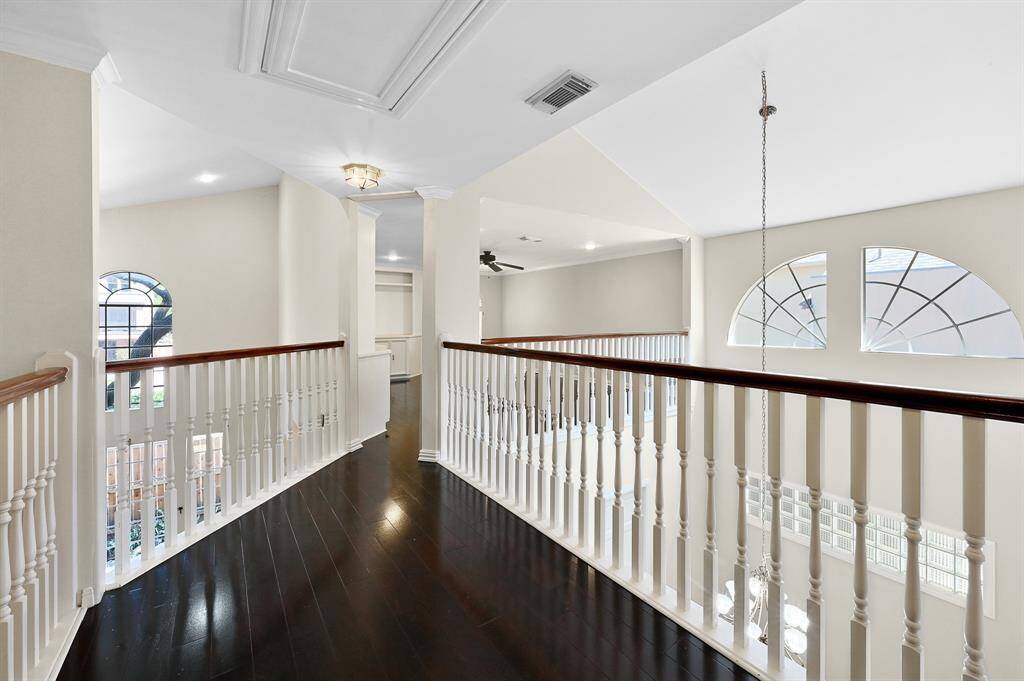 Welcome upstairs! beautiful wood floors lead into the family room/ flex space!