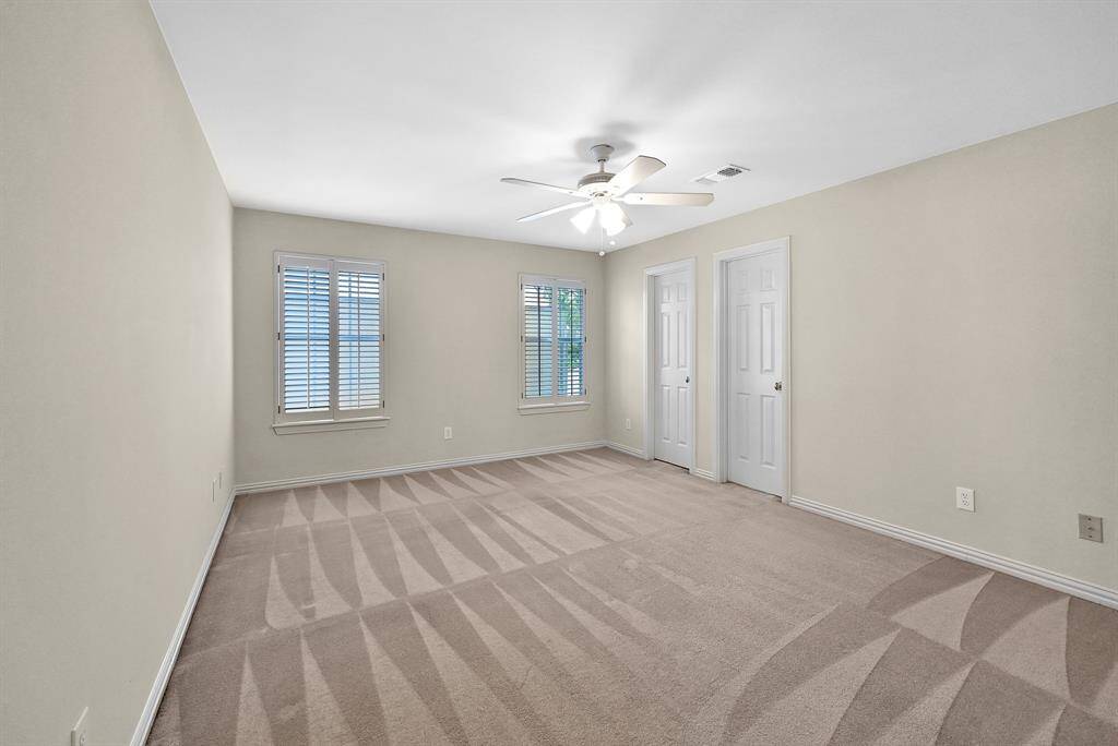 Secondary room with walk-in closet!