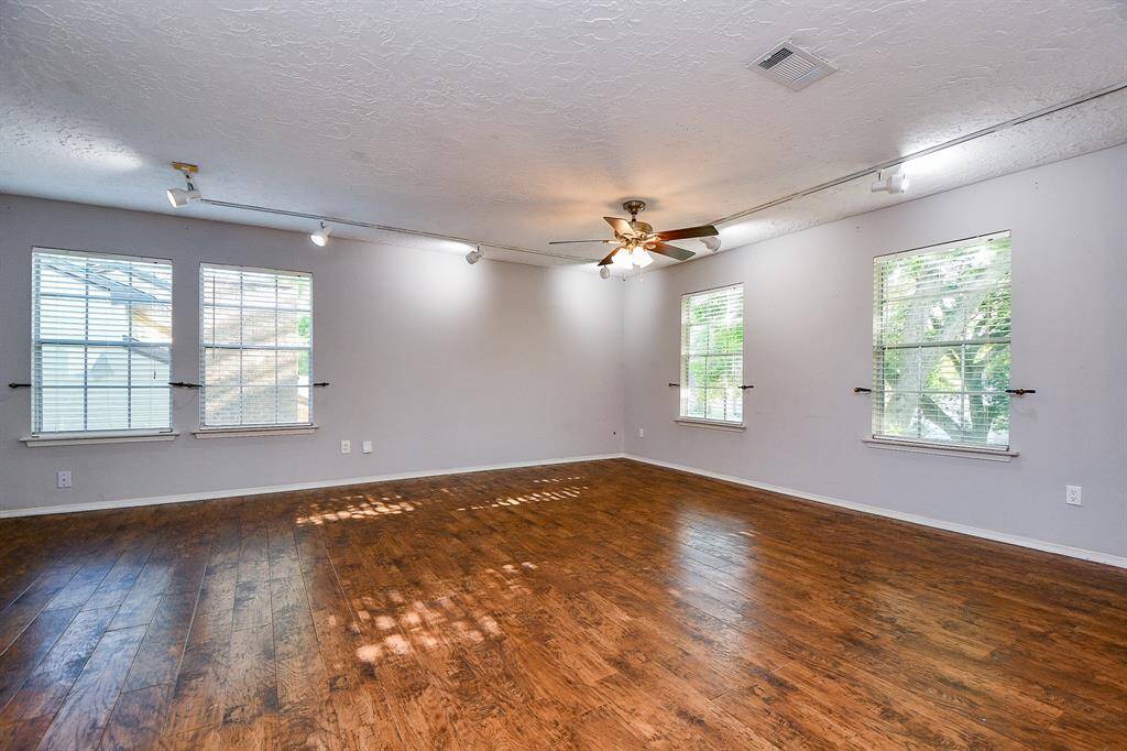 Spacious family area on second floor landing.
