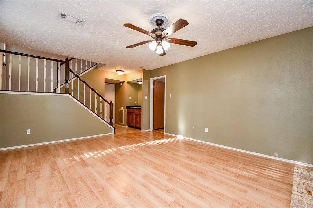 One of the two living areas, this one on the lower level of the home.