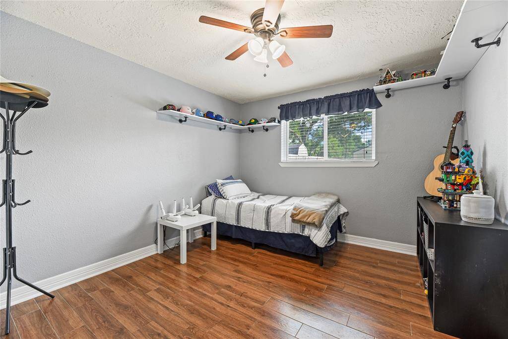One of two secondary bedrooms.