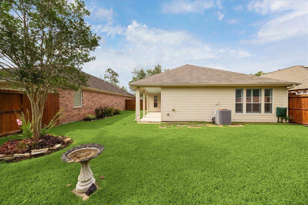 Double wide driveway with garage door opener complete this package for 55+ living!