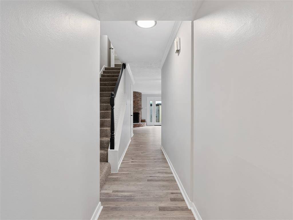 Fresh paint, Fresh floors, and a fireplace to enjoy in the winter