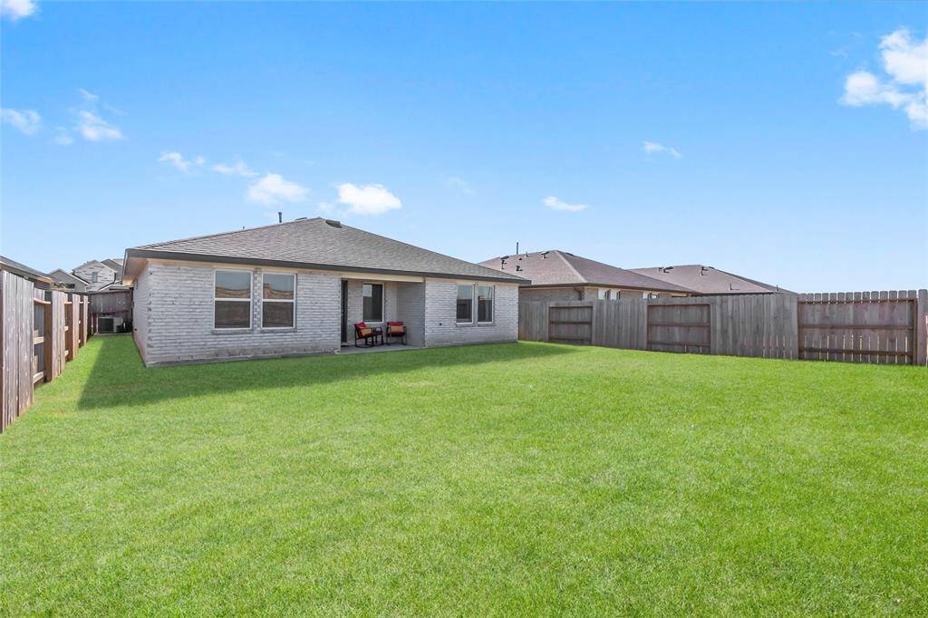 Large backyard
