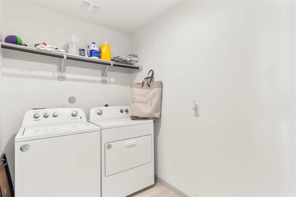Nice size laundry room