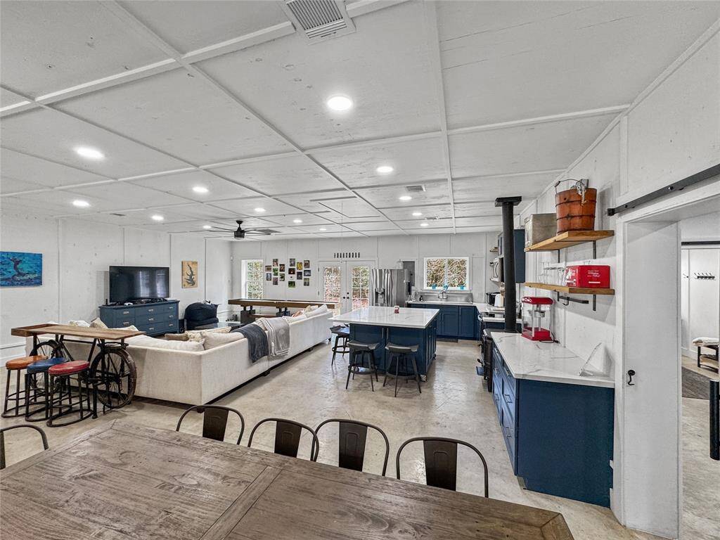 Guest House Open Concept Living and Dining