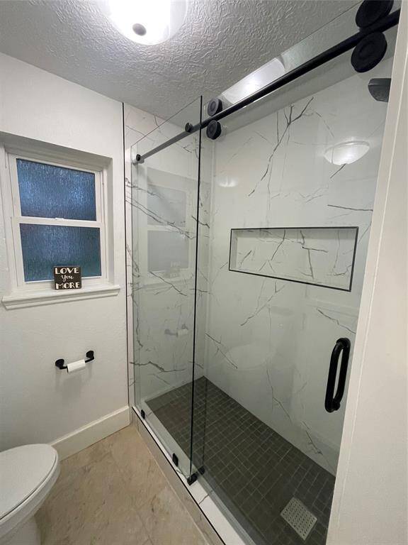 Primary Bathroom Shower in the Main House