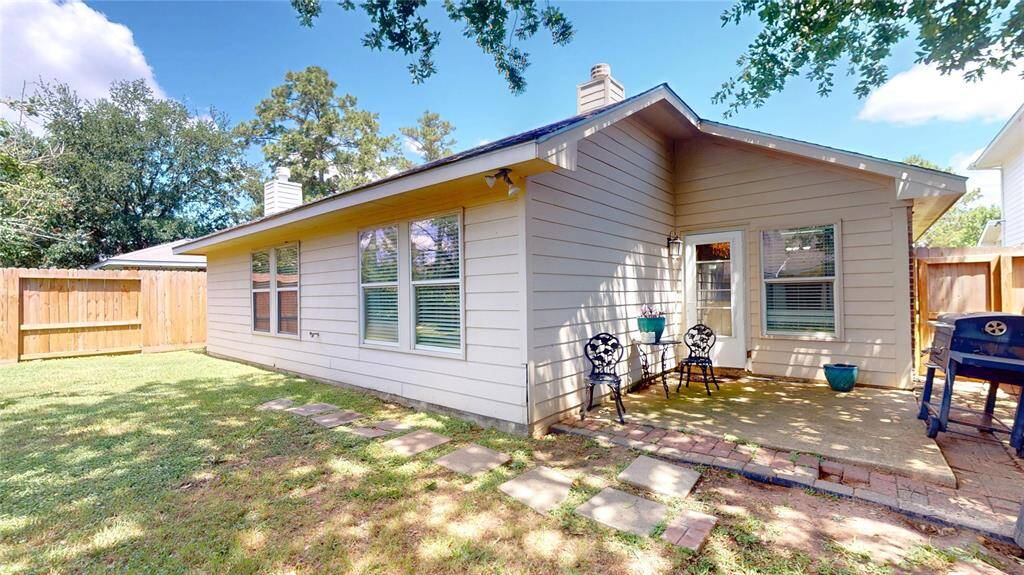 A patio area for relaxing or hosting gatherings with family and friends.