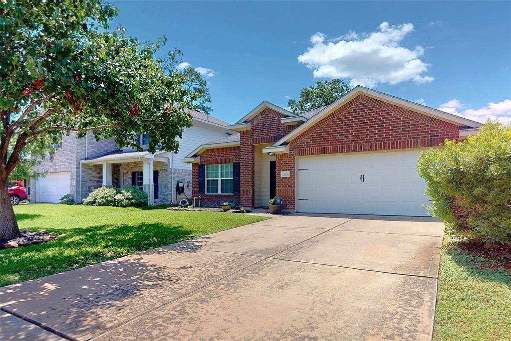 Spacious two-car garage for convenient parking and extra storage.