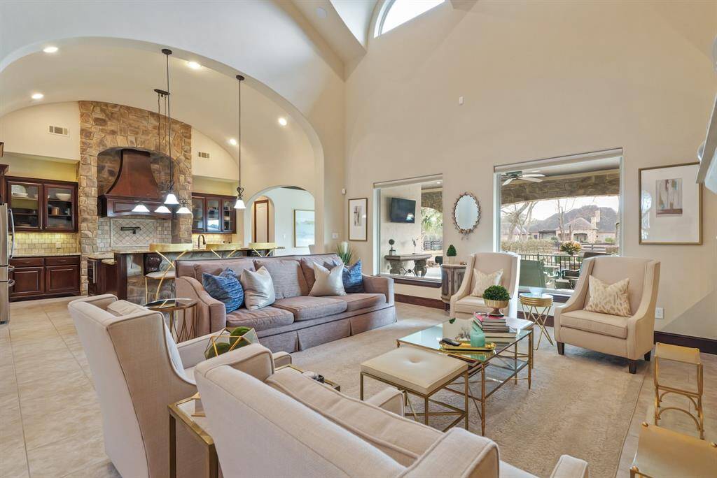 With an open design that connects to the Kitchen and Breakfast Room, the Family Room offers a bright, welcoming space where family and friends can relax and enjoy each other's company.