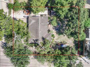 Aerial footage of the expansive lot.