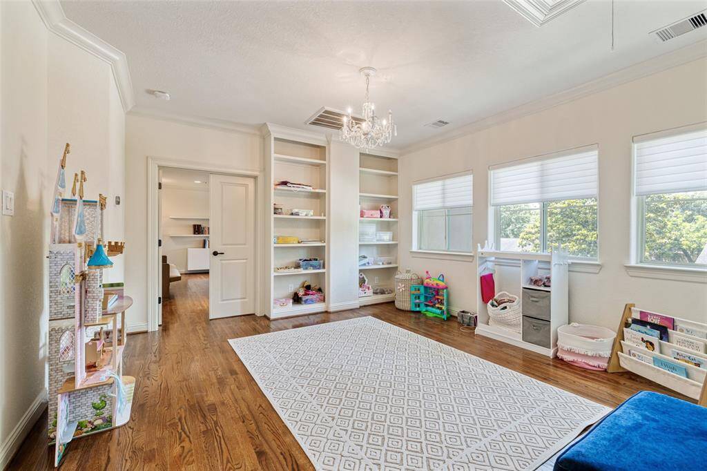 Large gameroom for family fun and home.