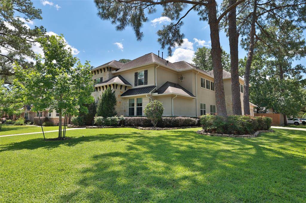 14131 Saint Marys Lane sits on a large corner lot giving it a stately street presence.