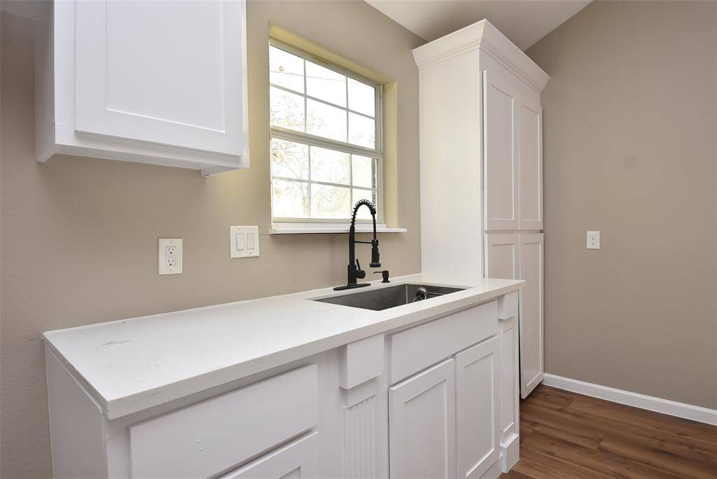 Nice deep sink with a window for natural light!
