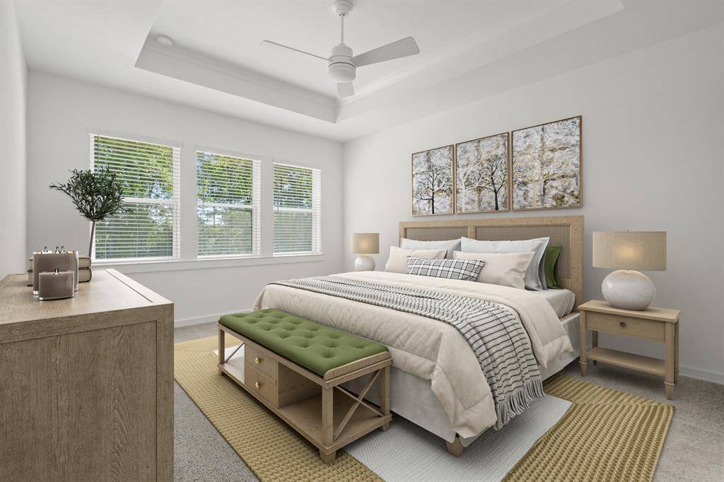 Relaxing primary suite (*Photo not of actual home and used for illustration purposes only.)