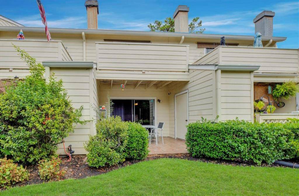Come tour this beautiful condo and community! The back of this Condominium home has a large wonderful private patio , second floor terrace off Primary bedroom and a green space to enjoy and a good size storage unit.
