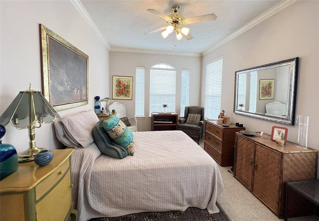 Bedroom 2 on the second floor (furnished).