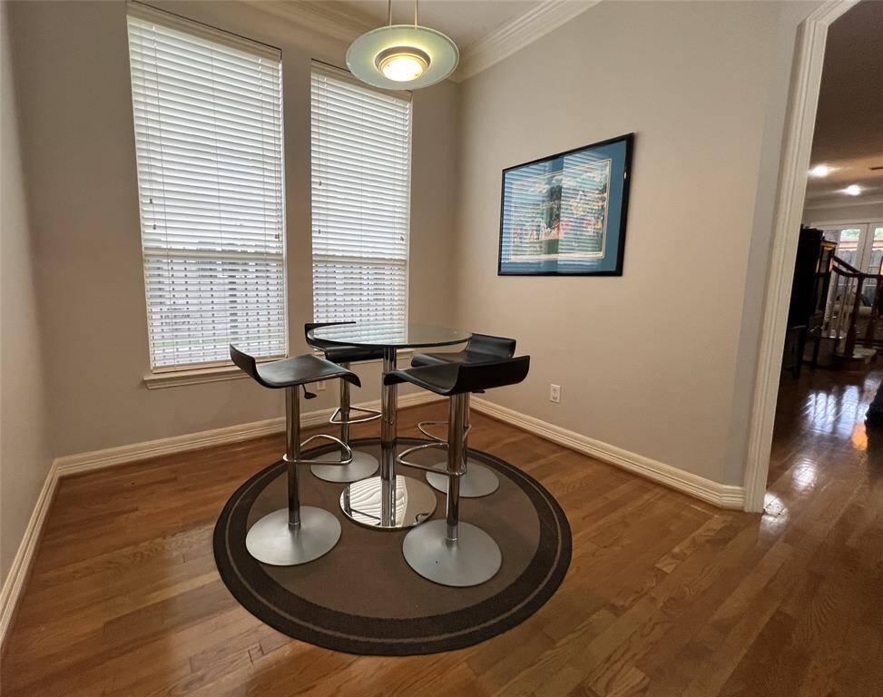 Breakfast nook.