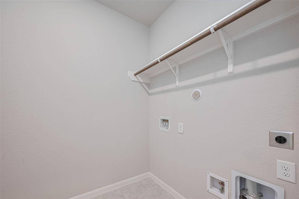 Laundry room.