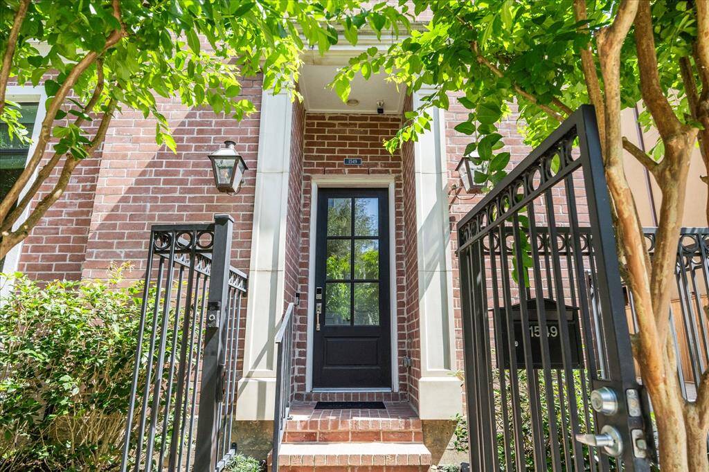 Front door entry with covered porch.