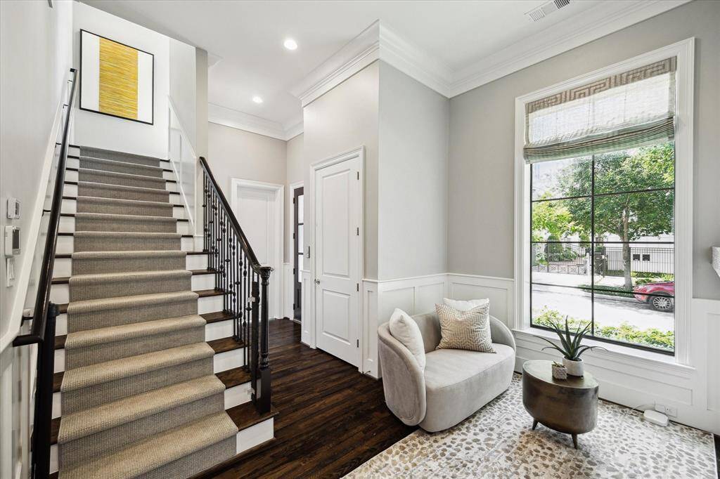 Entry foyer of the home.