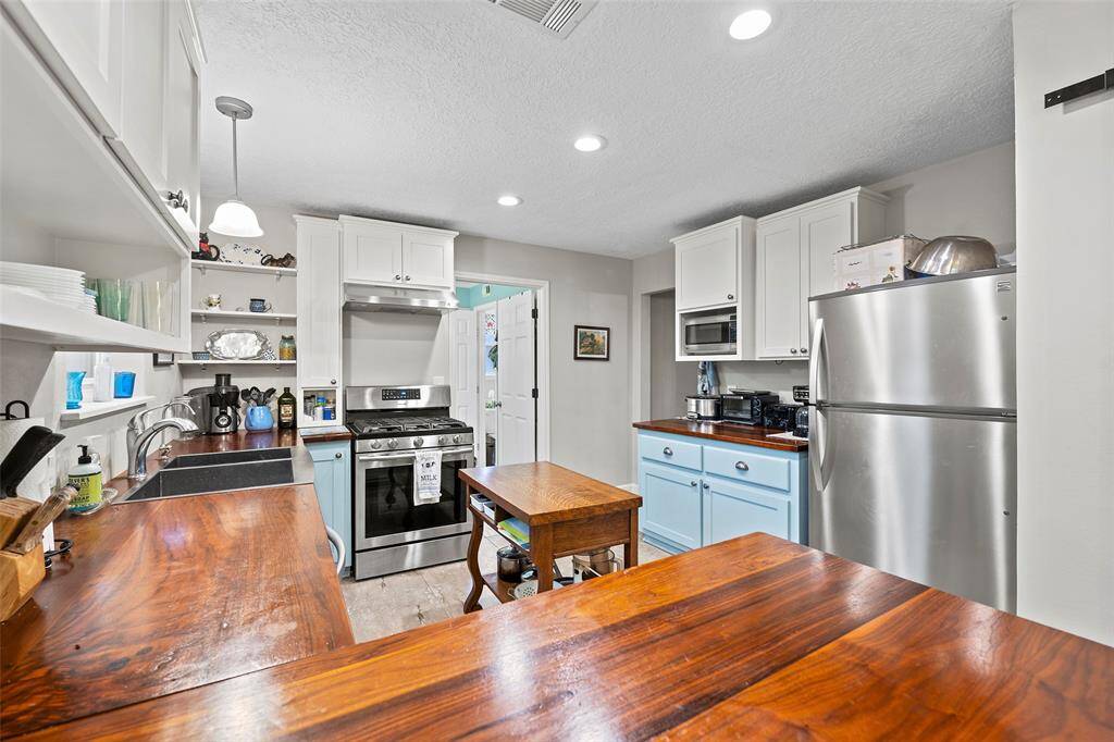 This kitchen is central to the home.