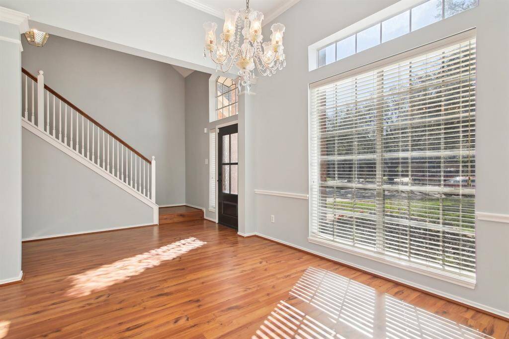 Dining room located at the front of the home.