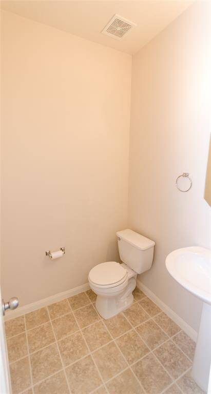 Powder room on first floor