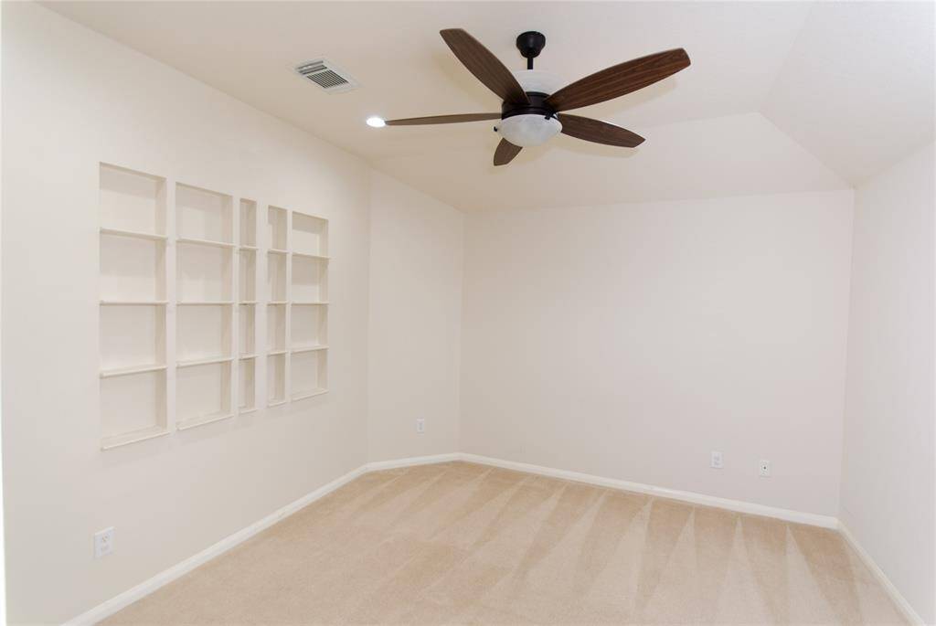 Bedroom #4 with built in Shelves.