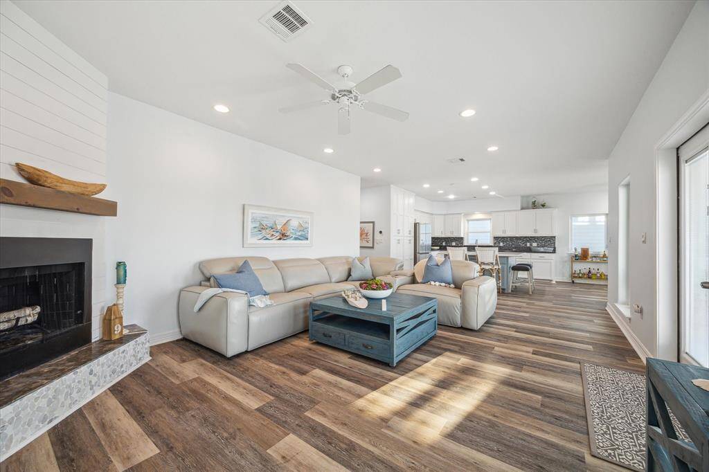 open concept showing off the natural light