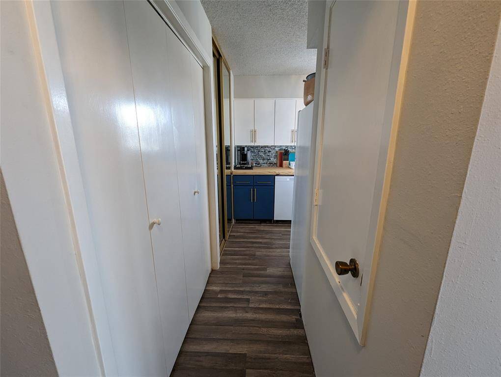 Small pass-through hallway