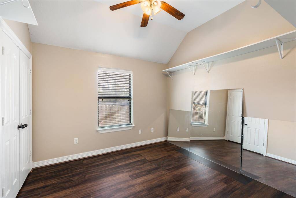 Bedroom #3 is located next to #2 and has its own privacy with oversized closet.