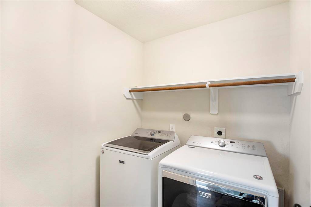 Laundry area