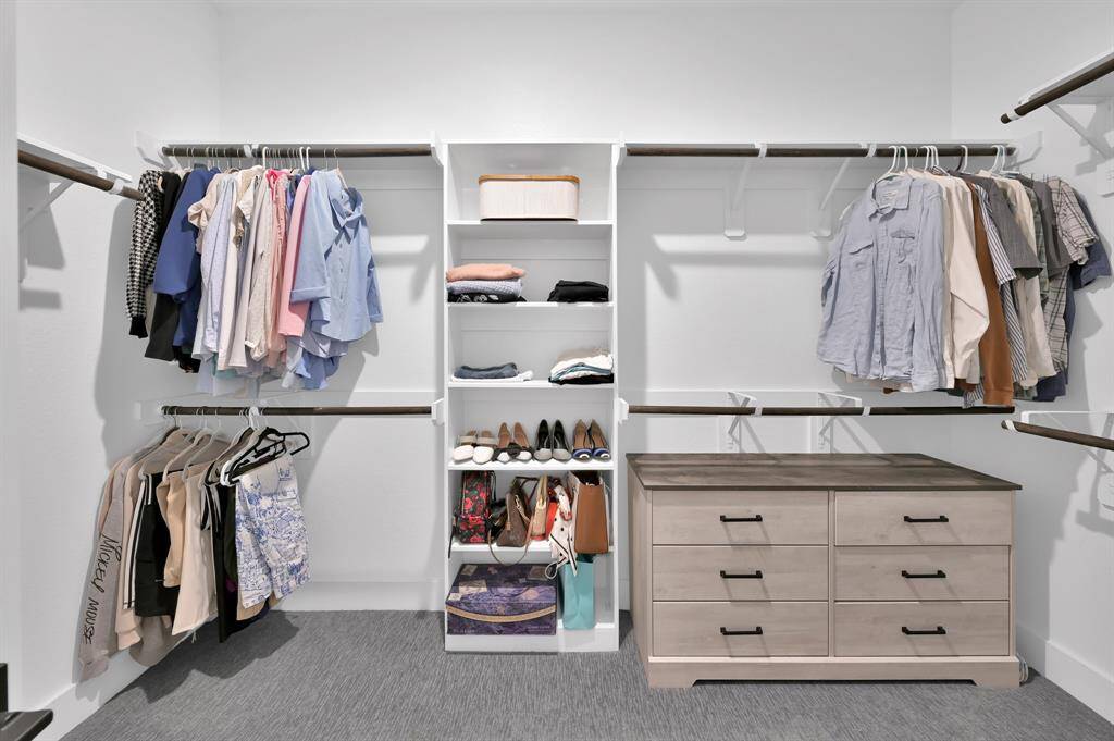 Primary closet
