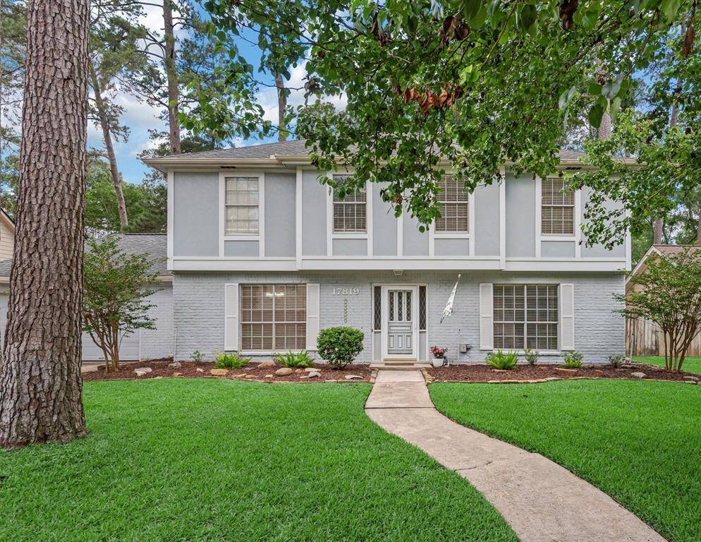 Welcome home to 17819 Fireside Dr. This 2400 plus square foot home has 4 bedrooms, 2.5 bathrooms, and a large backyard. This traditional two-story brick and wood siding home is nestled in the Terranova neighborhood, featuring mature trees and a well-maintained front yard.