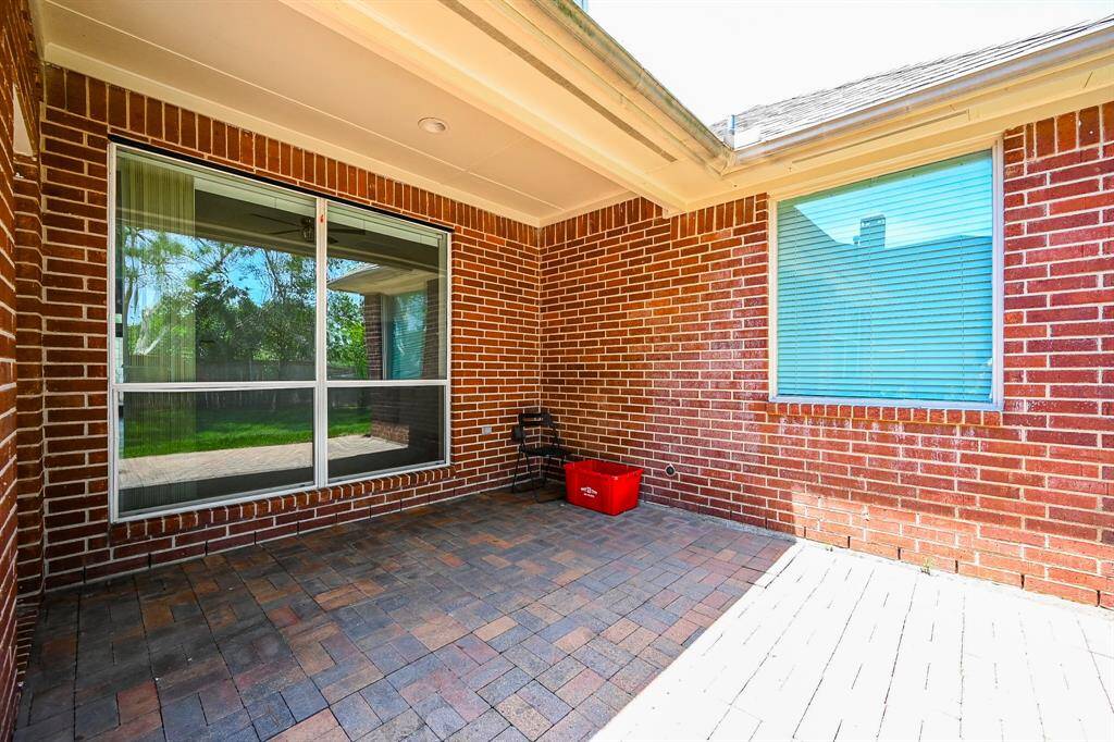 Covered patio